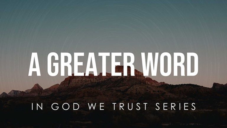 In God We Trust Series at New and Living Way