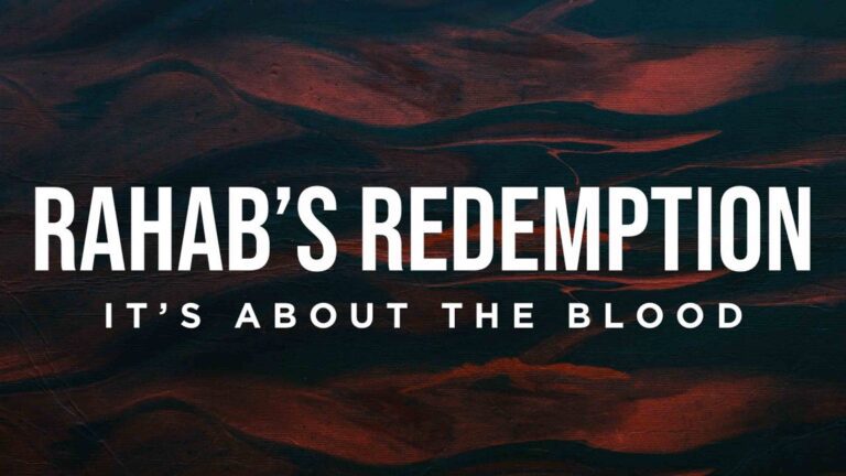 Rahab's Redemption graphic from New and Living Way