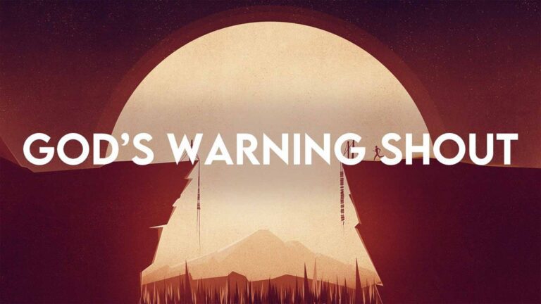 God's Warning Shout Graphic