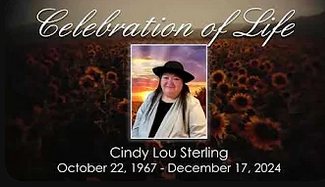 Celebration Of Life Cindy Sterling