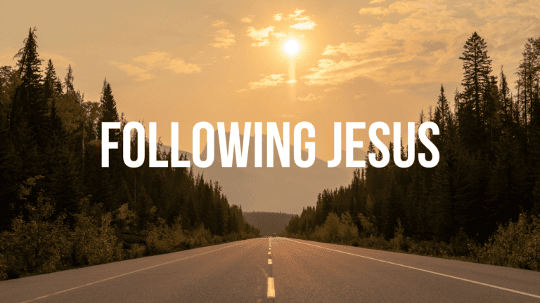 Following Jesus Series
